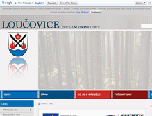 Tablet Screenshot of loucovice.info